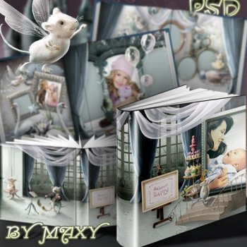 Фотоальбом для детских фото - фотокнига - Сказочный дворец маленькой мышки