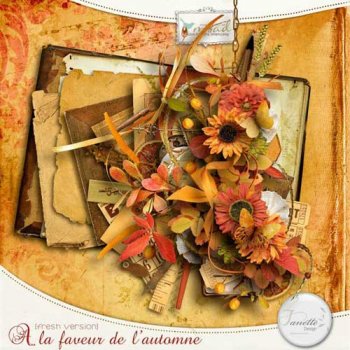 Осенний скрап в винтажном стиле - A la Faveur de l'Automne 