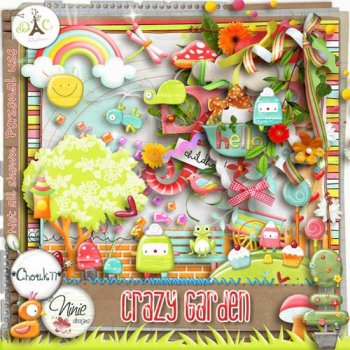 Детский скрап-набор - Crazy Garden
